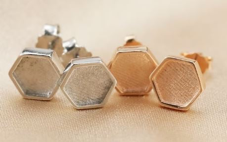 Hexagon Studs