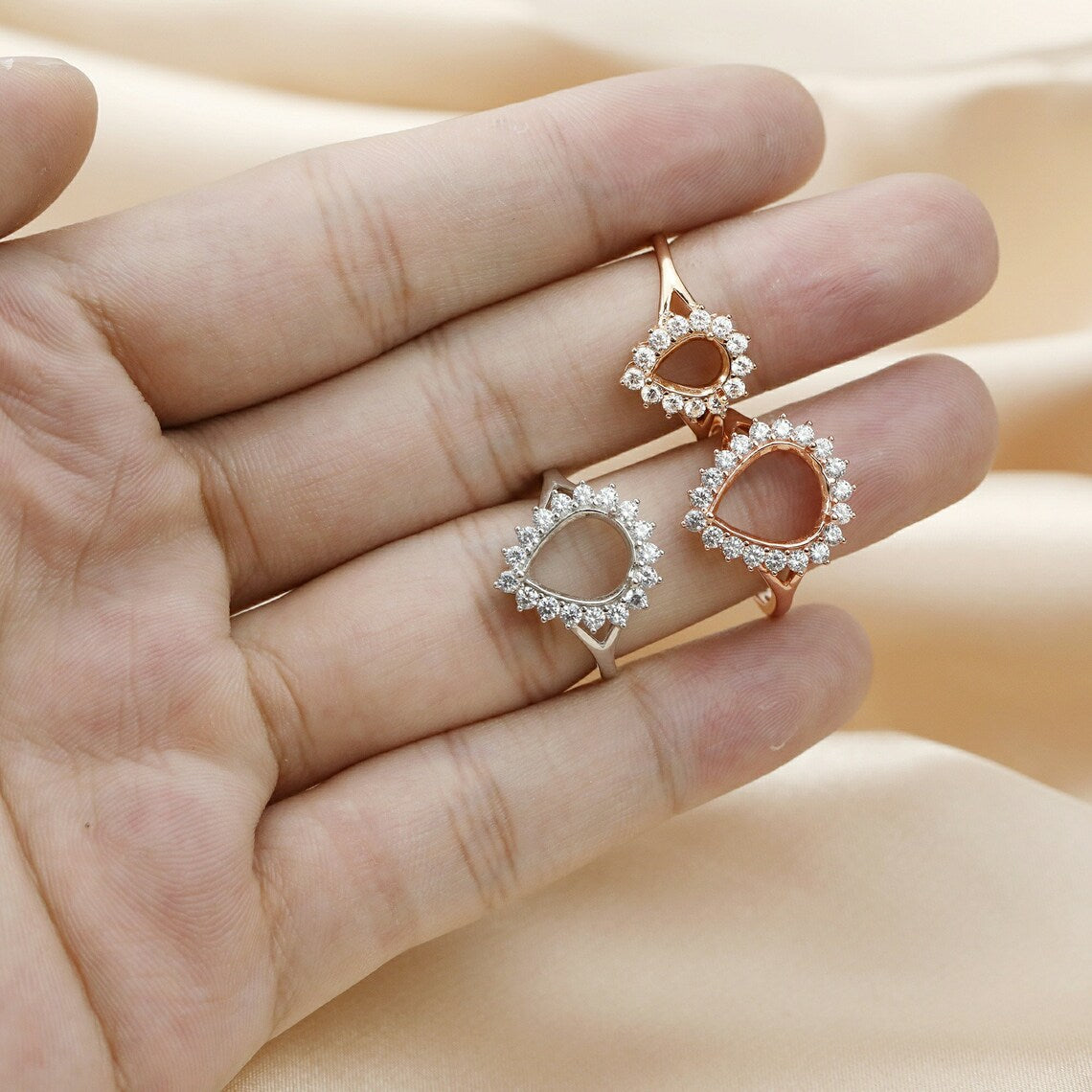 Tear Drop Pear Ring